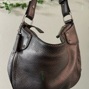 Elegant Black Leather Shoulder Bag